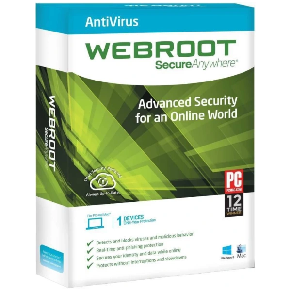 Webroot Premium with Allstate Identity Protection - 1-Year / 5-Device